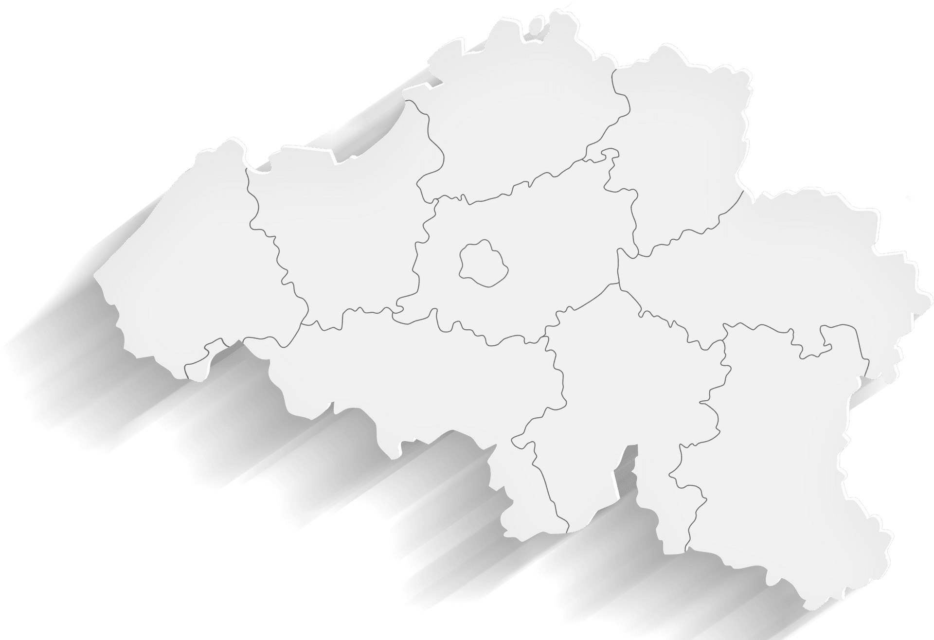 Carte de la Belgique avec les villes ou Italz transforme des logements