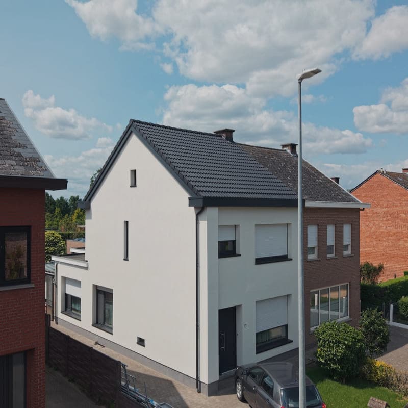Roof before/after - after