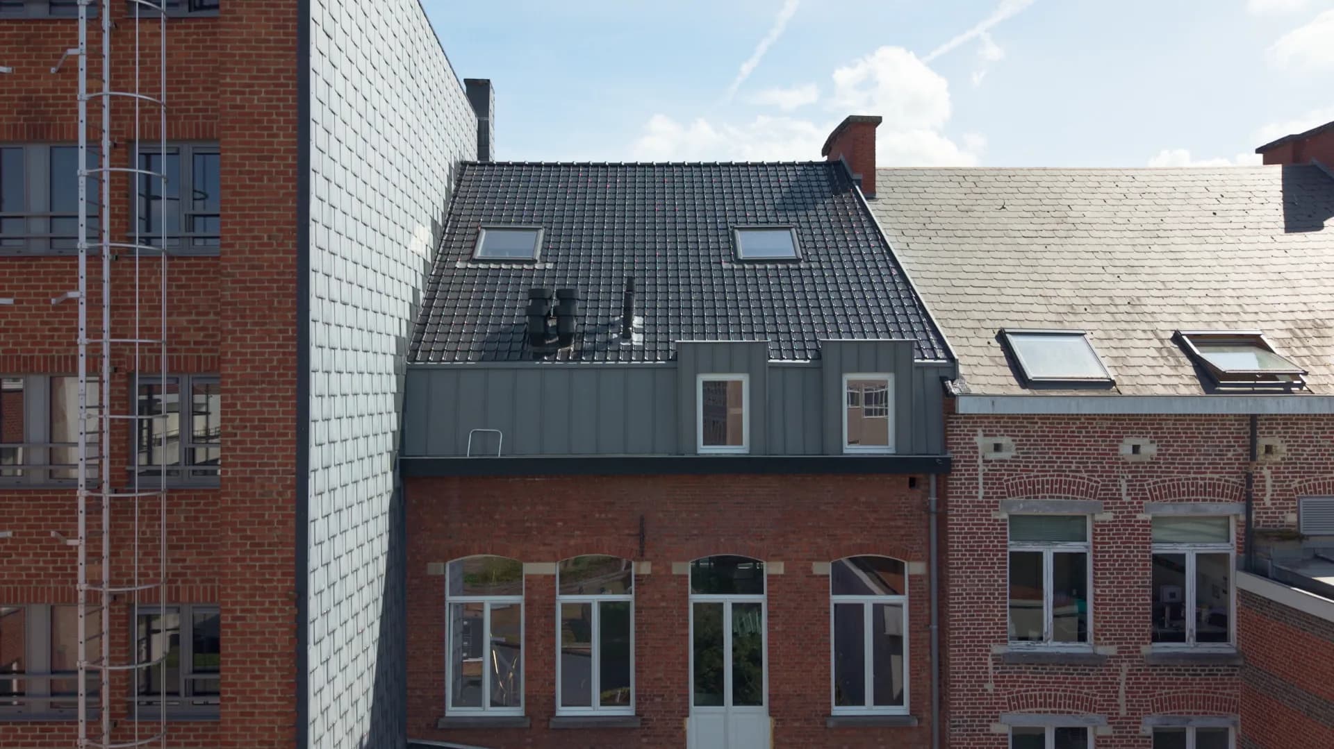 Roof before/after - after