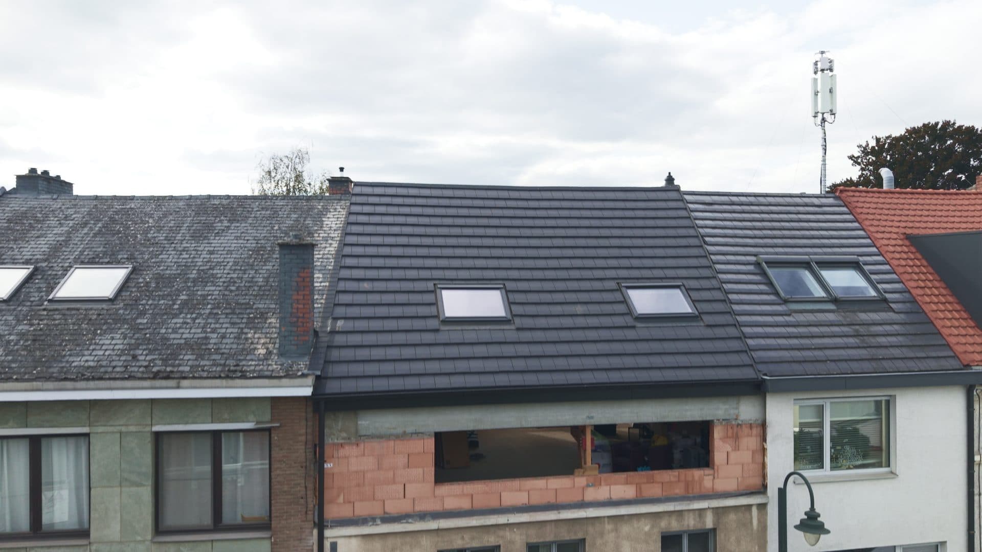 Roof before/after - after