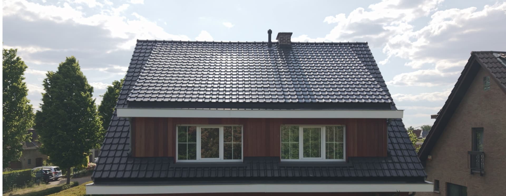 Roof before/after - after